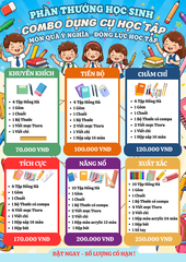 Set quà thưởng học sinh
