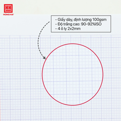Vở Class Me Too - 4 Ô Ly 96 Trang 100gsm - Hồng Hà 0302