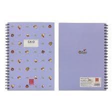 Sổ lò xo kẻ caro 200 trang A4 Hồng Hà Oringa - 4177