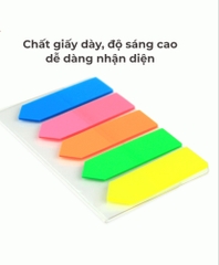 Giấy note phân trang 5 màu Hồng Hà-6666
