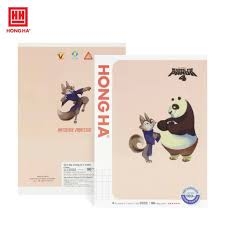 Vở 4 ô ly 96 trang Hồng Hà Class Kungfu Panda - 0332