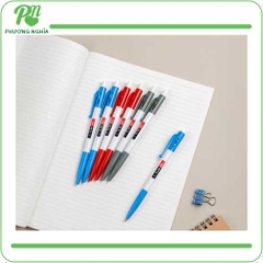 Bút bi Thiên Long TL-08 xanh/đỏ/đen