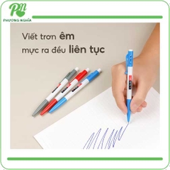 Bút bi Thiên Long TL-08 xanh/đỏ/đen
