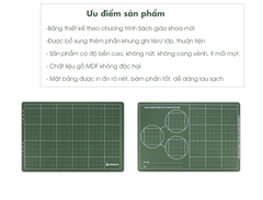 Bảng phấn học sinh Hồng Hà 2 mặt tách gộp 4 ly - 3555