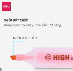 Bút Dạ quang Highlight Deli S625