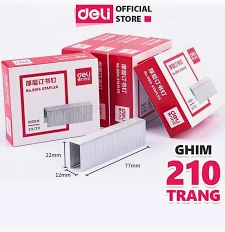 Ghim dập giấy Deli văn phòng