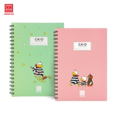 Sổ Lò Xo Caro 200 Trang B5 Hồng Hà Oringa 4176