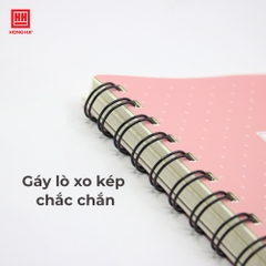 Sổ Lò Xo Caro 200 Trang B5 Hồng Hà Oringa 4176