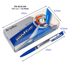 Bút Bi Flexoffice FO-024 Xanh