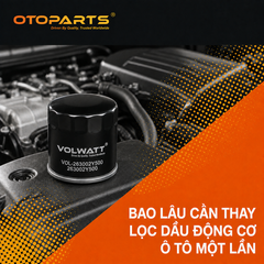 Bao Lâu Cần Thay Lọc Dầu Động Cơ Ô Tô Một Lần?