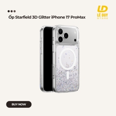 Ốp Starfield 3D Glitter iPhone 17 ProMax
