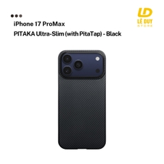 iPhone 17 ProMax PITAKA Ultra-Slim (with PitaTap) - Black