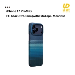 iPhone 17 ProMax - PITAKA Ultra-Slim (with PitaTap) - Moonrise