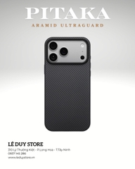 iPhone 17 Pro Max - PITAKA Aramid UltraGuard - Black/Grey