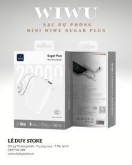 SẠC DỰ PHÒNG MINI WiWU SUGAR PLUS