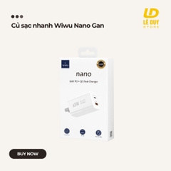 Củ sạc nhanh Wiwu Nano GaN 65W
