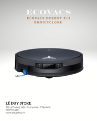 Robot hút bụi lau nhà Ecovacs DEEBOT X12 OmniCyclone