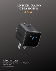 Anker Nano Charger (45W, Smart Display, 180° Foldable)