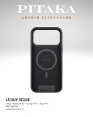 iPhone 17 Pro Max - PITAKA Aramid UltraGuard - Black/Grey