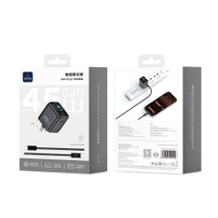 Combo Bộ sạc GaN WiWU Voyager 45W PD