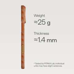 Happiness Rides In PITAKA Edge Case for iPhone