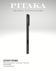 iPhone 17 Pro Max - PITAKA Aramid UltraGuard - Black/Grey