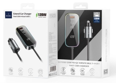 Bộ sạc xe hơi đa cổng 120W