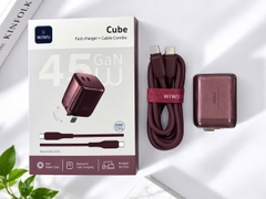 BỘ SẠC NHANH WIWU 45W ( Cherry )