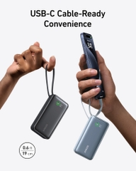 Anker Nano Power Bank 10.000 Mah (30W, Built-In USB-C Cable)