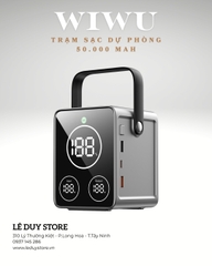 TRẠM SẠC DỰ PHÒNG WIWU PS300 50.000mAh