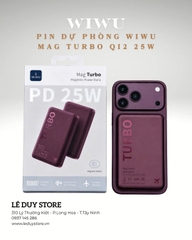 PIN DỰ PHÒNG WIWU MAG TURBO QI2 25W