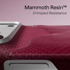 PITAKA Burgundy (PitaTap™) iPhone 18 Pro Max Edge Case