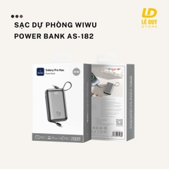 SẠC DỰ PHÒNG WIWU POWER BANK 20.000 mAh