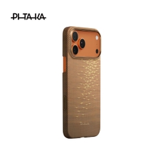 iPhone 17 ProMax PITAKA Ultra-Slim (with PitaTap) - Golden Glint