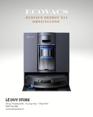 Robot hút bụi lau nhà Ecovacs DEEBOT X12 OmniCyclone
