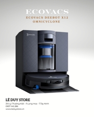 Robot hút bụi lau nhà Ecovacs DEEBOT X12 OmniCyclone
