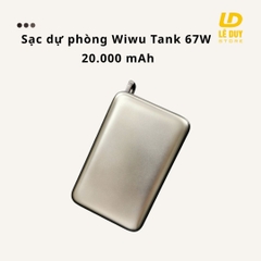 Sạc dự phòng Wiwu Tank 67W  20.000 mAh