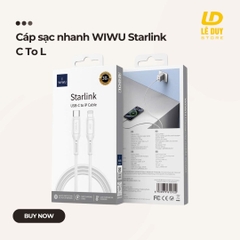 Cáp sạc nhanh WIWU Starlink C To L