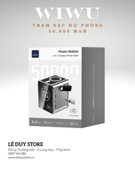 TRẠM SẠC DỰ PHÒNG WIWU PS300 50.000mAh