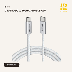 Cáp Type C to Type C Anker 240W