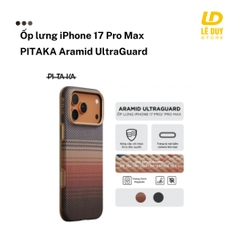 iPhone 17 Pro Max - PITAKA Aramid UltraGuard - Sunset