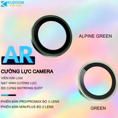 Cường lực camera IPhone 16 Series thương hiệu Kuzoom (Hàng chính hãng)