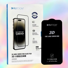 Kính cường lực IPhone 16 Series Kuzoom trong suốt (Hàng chính hãng)