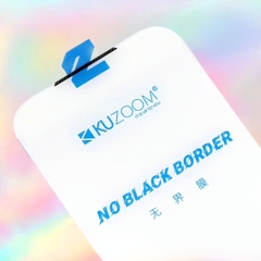 Kính cường lực trong suốt không viền đen và che bụi màn loa Kuzoom cho tất cả dòng iphone (Hàng chính hãng)