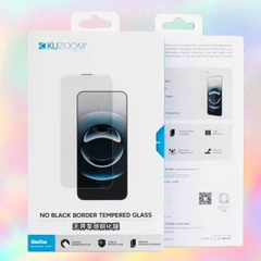 Kính cường lực trong suốt không viền đen và che bụi màn loa Kuzoom cho tất cả dòng iphone (Hàng chính hãng)
