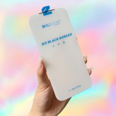 Kính cường lực trong suốt không viền đen và che bụi màn loa Kuzoom cho tất cả dòng iphone (Hàng chính hãng)