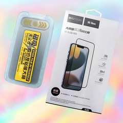 Kính cường lực Kuzoom khung tự dán trong suốt và chống nhìn trộm dành cho tất cả dòng điện iPhone