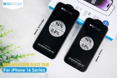 Kính Cường Lực Trong Kuzoom Chống Trầy 9H, Chống Chói, Chống Vân Tay Cho iPhone 17 Series