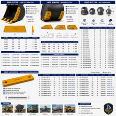 Lưỡi cắt hông gầu KOMATSU