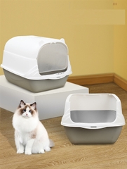 Nhà vệ sinh tai mèo 51x36x37cm ( xẻng đen)